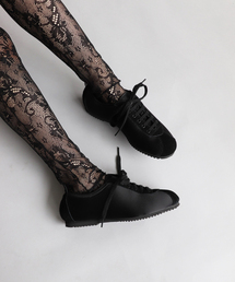 EDIT. FOR LULU | 【panther for LULU】DERA BLACK simple(スニーカー)