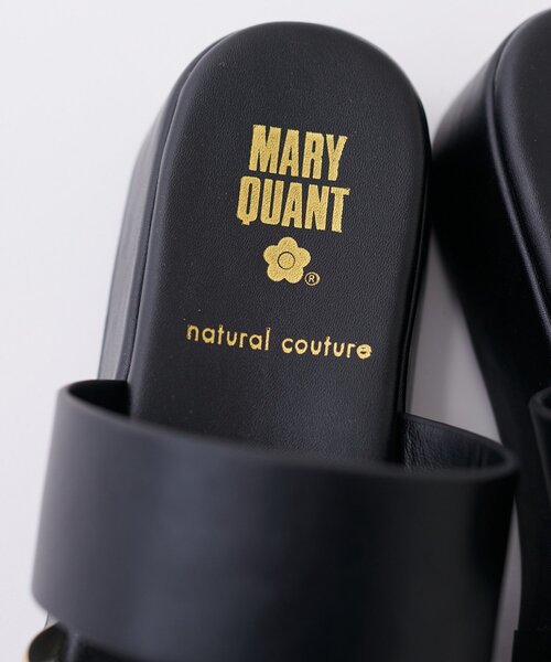 natural couture（ナチュラルクチュール）の「〈MARY QUANTコラボ〉厚底デイジーサムリングサンダル（サンダル・レディース・ホワイト/ブラック・MEDIUM/LARGE）」の10枚目の写真