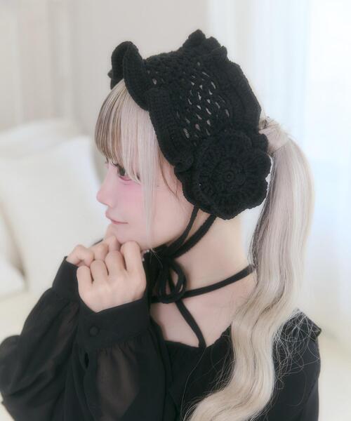 Whinny(ホワイニー)の「Whinny/お昼寝日和(その他ヘアアクセサリー・レディース・ホワイト/ブラック/サックスブルー・FREE)」の2枚目の写真