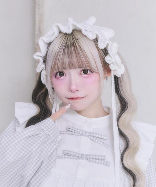 Whinny(ホワイニー)の「Whinny/お昼寝日和(その他ヘアアクセサリー・レディース・ホワイト/ブラック/サックスブルー・FREE)」の9枚目の写真