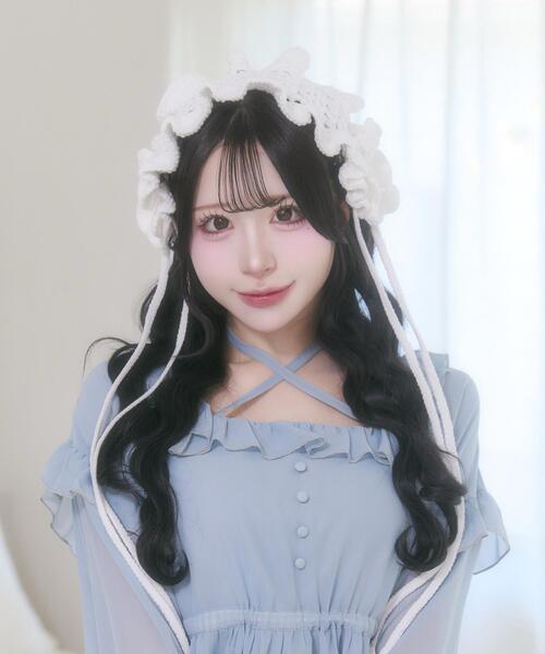 Whinny(ホワイニー)の「Whinny/お昼寝日和(その他ヘアアクセサリー・レディース・ホワイト/ブラック/サックスブルー・FREE)」の10枚目の写真