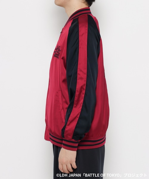 RAGEBLUE（レイジブルー）の「【BATTLE OF TOKYO】ROWDY SHOGUN / コラボ刺繍スカジャン（スカジャン・レディース・ブラック/レッド・FREE）」の9枚目の写真