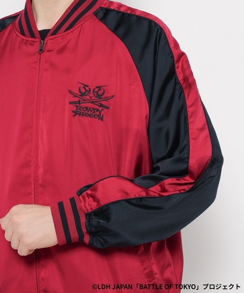RAGEBLUE（レイジブルー）の「【BATTLE OF TOKYO】ROWDY SHOGUN / コラボ刺繍スカジャン（スカジャン・レディース・ブラック/レッド・FREE）」の13枚目の写真