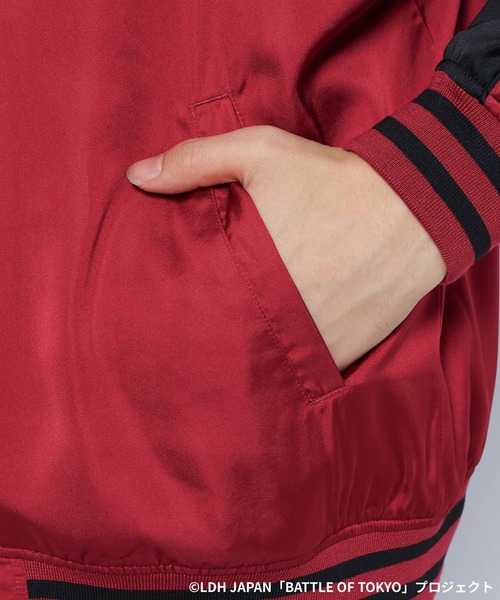 RAGEBLUE（レイジブルー）の「【BATTLE OF TOKYO】ROWDY SHOGUN / コラボ刺繍スカジャン（スカジャン・レディース・ブラック/レッド・FREE）」の14枚目の写真