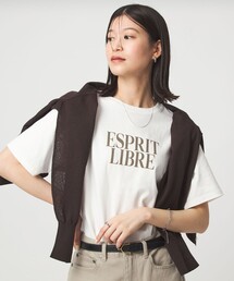 green label relaxing | 【WEB限定】＜at ease＞フロッキープリント カットソー(Tシャツ/カットソー)