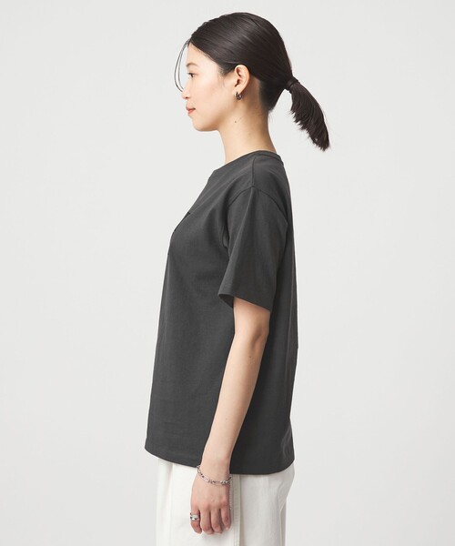 green label relaxing（グリーンレーベルリラクシング）の「【WEB限定】＜at ease＞フロッキープリント カットソー（Tシャツ/カットソー・レディース・ダークグレー/ダークブラウン/ホワイト・FREE）」の19枚目の写真