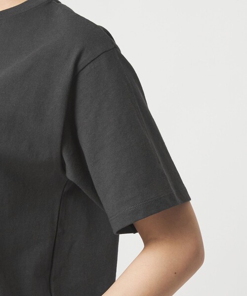 green label relaxing（グリーンレーベルリラクシング）の「【WEB限定】＜at ease＞フロッキープリント カットソー（Tシャツ/カットソー・レディース・ダークグレー/ダークブラウン/ホワイト・FREE）」の22枚目の写真