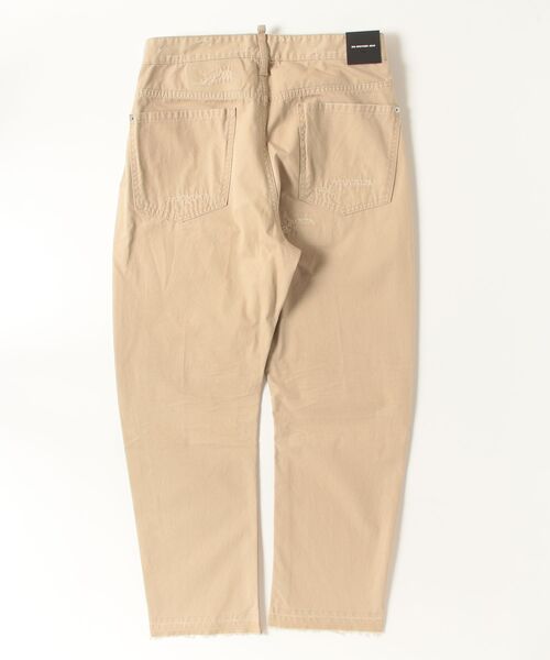 DSQUARED2(ディースクエアード)の「Ripped Big Brother Chino Pant Ripped Wash/0251(チノパンツ・メンズ・ベージュ・50/48/46)」の2枚目の写真