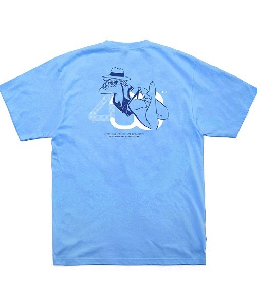 430（フォーサーティ）の「mt10451- NF SUMMER GIRL S-S TEE Tシャツ(26-135)（Tシャツ/カットソー・メンズ・ブラック系その他/サックスブルー/ブラック/バーガンディー/グリーン/ホワイト/ベージュ・3/2/1/0）」の6枚目の写真