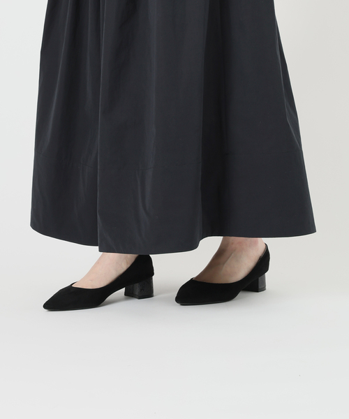 IENA（イエナ）の「ウォッシャブル タフタギャザーフレアスカート（スカート・レディース・ブラック/ホワイト/ベージュ・34/36/38）」の20枚目の写真