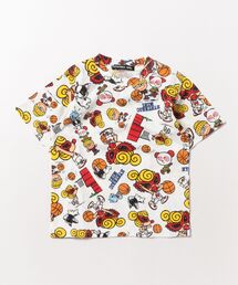 HYSTERIC MINI | HYSTERIC MINI HOOPS総柄 半袖Tシャツ(Tシャツ/カットソー)