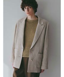 HER.（ハー）の「リネンワッフルシングルジャケット（テーラードジャケット）」