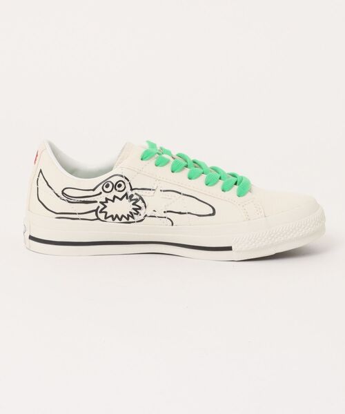 CONVERSE(コンバース)の「【CONVERSE】コンバース ONE STAR CANVAS / DAISUKE KONDO(ワンスター キャンバス / DAISUKE KONDO)(スニーカー・レディース・ホワイト・4/4.5/5/5.5/6.5)」の2枚目の写真