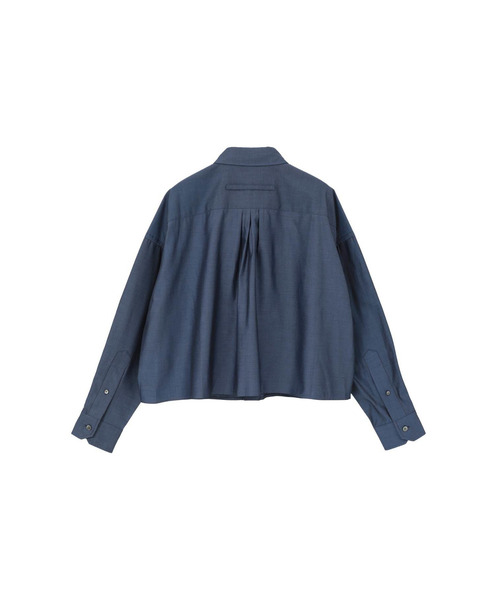 TICCA(ティッカ)の「<TICCA(ティッカ)>別注ショートボタンダウンシャツ(シャツ/ブラウス・レディース・ブルー系その他3・FREE)」の7枚目の写真