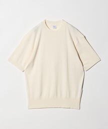 gicipi（ジチピ）の「＜gicipi＞ARAGOSTA/クルーネック リラックスフィット ニットソー Tシャツ（Tシャツ/カットソー）」