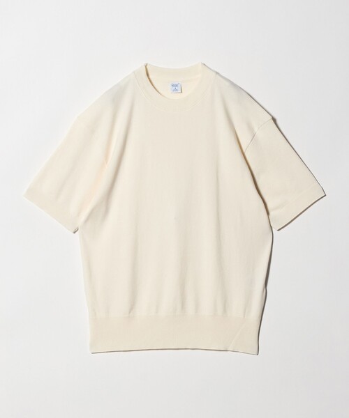 gicipi（ジチピ）の「＜gicipi＞ARAGOSTA/クルーネック リラックスフィット ニットソー Tシャツ（Tシャツ/カットソー・メンズ・グレー系/オフホワイト/ロイヤルブルー・4/5）」の2枚目の写真