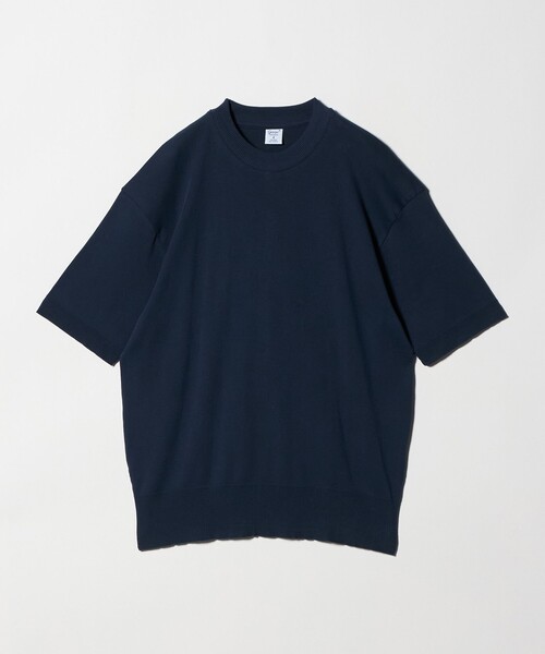 gicipi（ジチピ）の「＜gicipi＞ARAGOSTA/クルーネック リラックスフィット ニットソー Tシャツ（Tシャツ/カットソー・メンズ・グレー系/オフホワイト/ロイヤルブルー・4/5）」の3枚目の写真