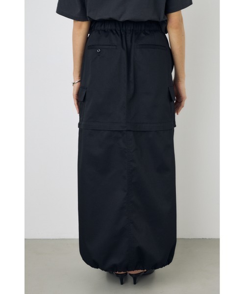 AZUL by moussy（アズールバイマウジー）の「【Dickies×AZUL】カーゴスカート（スカート・レディース・カーキ/ブラック・MEDIUM/SMALL）」の6枚目の写真