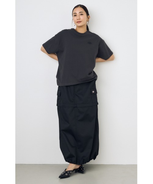 AZUL by moussy（アズールバイマウジー）の「【Dickies×AZUL】カーゴスカート（スカート・レディース・カーキ/ブラック・MEDIUM/SMALL）」の7枚目の写真