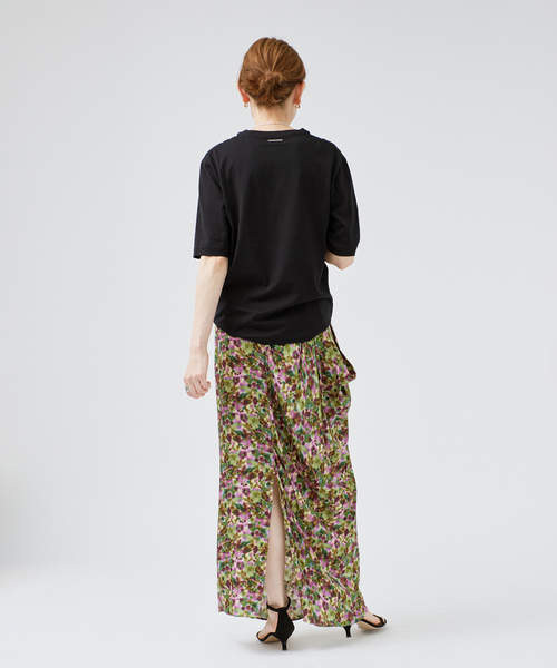VERMEIL par iena（ヴェルメイユパーイエナ）の「ディオラマ クルーネック Tシャツ（Tシャツ/カットソー・レディース・ブラック/ホワイト・FREE）」の5枚目の写真