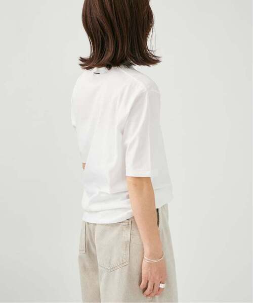 VERMEIL par iena(ヴェルメイユパーイエナ)の「ディオラマ クルーネック Tシャツ(Tシャツ/カットソー・レディース・ブラック/ホワイト・FREE)」の17枚目の写真