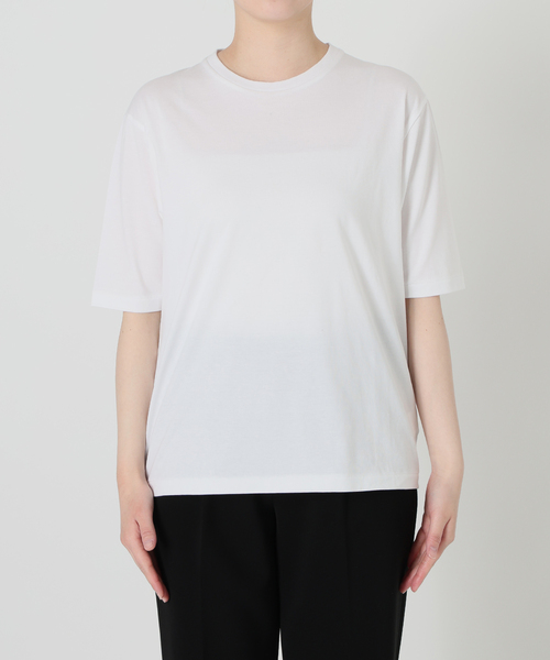 VERMEIL par iena(ヴェルメイユパーイエナ)の「ディオラマ クルーネック Tシャツ(Tシャツ/カットソー・レディース・ブラック/ホワイト・FREE)」の18枚目の写真