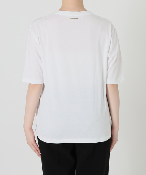 VERMEIL par iena(ヴェルメイユパーイエナ)の「ディオラマ クルーネック Tシャツ(Tシャツ/カットソー・レディース・ブラック/ホワイト・FREE)」の20枚目の写真