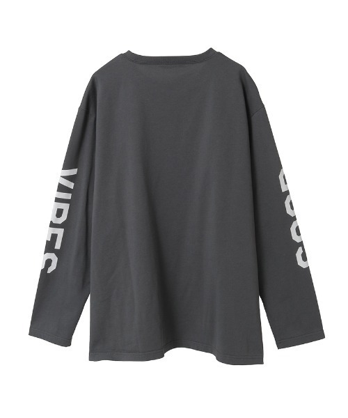 Catchup(ケチャップ)の「【2026SS】CATCHUP CREW 15 ロングTシャツ(大人サイズ)【親子でお揃い】【ユニセックス】(Tシャツ/カットソー・レディース・チャコールグレー/レッド・M/S/L)」の16枚目の写真