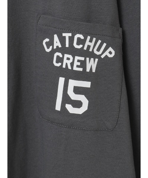 Catchup(ケチャップ)の「【2026SS】CATCHUP CREW 15 ロングTシャツ(大人サイズ)【親子でお揃い】【ユニセックス】(Tシャツ/カットソー・レディース・チャコールグレー/レッド・M/S/L)」の18枚目の写真