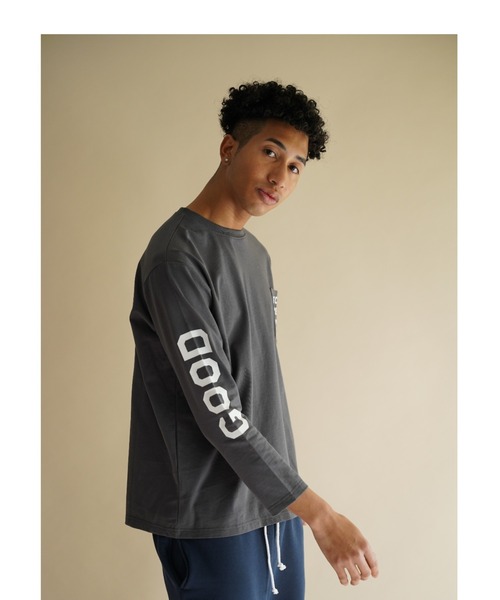 Catchup(ケチャップ)の「【2026SS】CATCHUP CREW 15 ロングTシャツ(大人サイズ)【親子でお揃い】【ユニセックス】(Tシャツ/カットソー・レディース・チャコールグレー/レッド・M/S/L)」の7枚目の写真