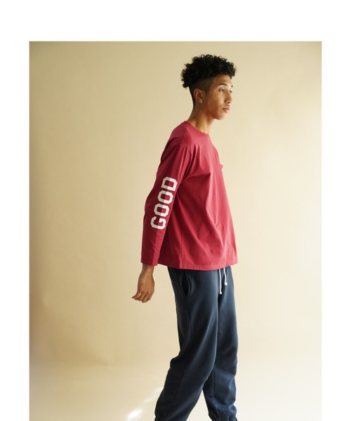 Catchup(ケチャップ)の「【2026SS】CATCHUP CREW 15 ロングTシャツ(大人サイズ)【親子でお揃い】【ユニセックス】(Tシャツ/カットソー・レディース・チャコールグレー/レッド・M/S/L)」の14枚目の写真