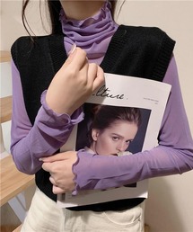 E.M.A.N.O.N（エマノン）の「【E.M.A.N.O.N】【456841】メロウシースルートップス(RO)（その他トップス）」