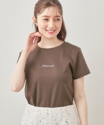 【UVケア/接触冷感】フロントロゴ刺繍Tシャツ《洗濯機OK/S-3L/7col》
