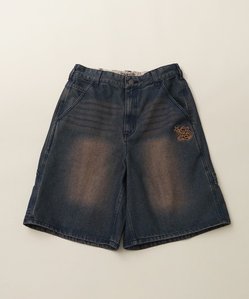 SEQUENZ(シークエンズ)の「【SEQUENZ/シークエンズ】LEOPARD APPLIQUE SHORTS(デニムパンツ・メンズ・ブラック系その他2/ブラック系その他/レオパード/インディゴブルー・S/M/L)」の13枚目の写真