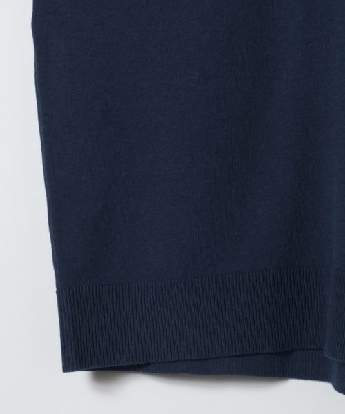 JEANASIS(ジーナシス)の「12Gドッキングカラーポロニット/670827(ポロシャツ・レディース・グレー系その他/ブラウン系その他/ネイビー系・FREE)」の9枚目の写真