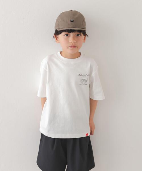 Manhattan Portage（マンハッタンポーテージ）の「『親子リンク』『別注』MANHATTAN PORTAGE×DOORS　1ptプリントTシャツ(KIDS)（Tシャツ/カットソー・キッズ・オフホワイト/チャコールグレー/グレー系その他・120/135/105）」の4枚目の写真
