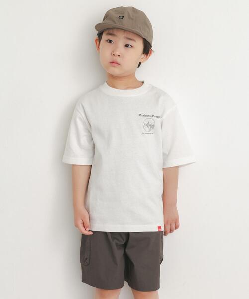 Manhattan Portage（マンハッタンポーテージ）の「『親子リンク』『別注』MANHATTAN PORTAGE×DOORS　1ptプリントTシャツ(KIDS)（Tシャツ/カットソー・キッズ・オフホワイト/チャコールグレー/グレー系その他・120/135/105）」の8枚目の写真