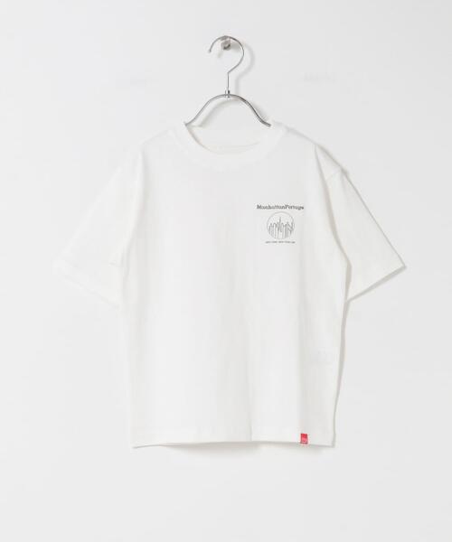 Manhattan Portage（マンハッタンポーテージ）の「『親子リンク』『別注』MANHATTAN PORTAGE×DOORS　1ptプリントTシャツ(KIDS)（Tシャツ/カットソー・キッズ・オフホワイト/チャコールグレー/グレー系その他・120/135/105）」の12枚目の写真