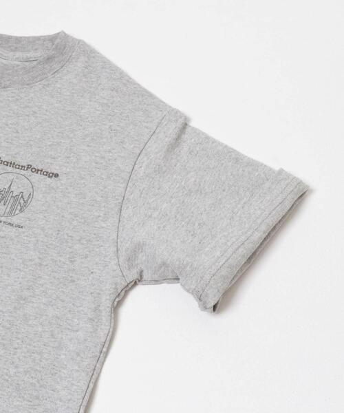 Manhattan Portage（マンハッタンポーテージ）の「『親子リンク』『別注』MANHATTAN PORTAGE×DOORS　1ptプリントTシャツ(KIDS)（Tシャツ/カットソー・キッズ・オフホワイト/チャコールグレー/グレー系その他・120/135/105）」の19枚目の写真