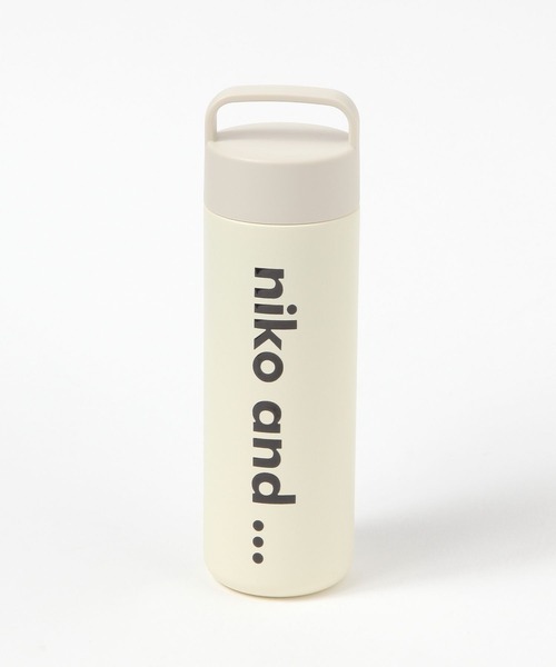niko and...(ニコアンド)の「ニコロゴ ハンドステンレスボトル/容量480ml(キッチンツール・レディース・オフホワイト/ブラック・0)」の3枚目の写真