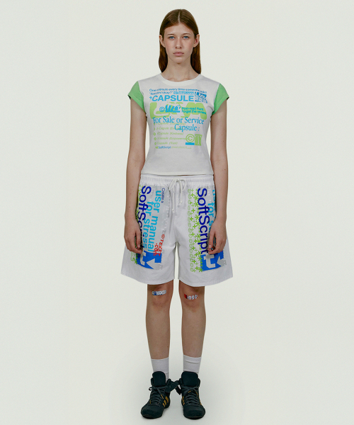 TEKET（テケット）の「Imagiscript Easy Shorts White（その他パンツ・レディース・その他・LARGE/MEDIUM/SMALL）」の2枚目の写真