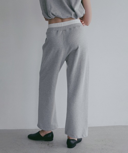 MANOF(マノフ)の「DRAWSTRING SWEAT PANTS(スウェットパンツ・レディース・グレー/ブラック/ホワイト・S/M)」の9枚目の写真