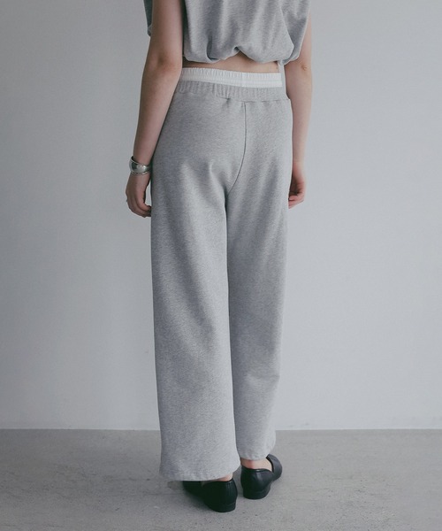 MANOF(マノフ)の「DRAWSTRING SWEAT PANTS(スウェットパンツ・レディース・グレー/ブラック/ホワイト・S/M)」の10枚目の写真
