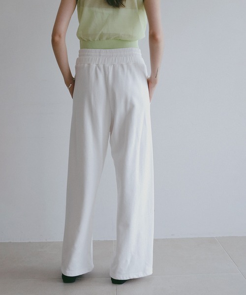 MANOF(マノフ)の「DRAWSTRING SWEAT PANTS(スウェットパンツ・レディース・グレー/ブラック/ホワイト・S/M)」の15枚目の写真