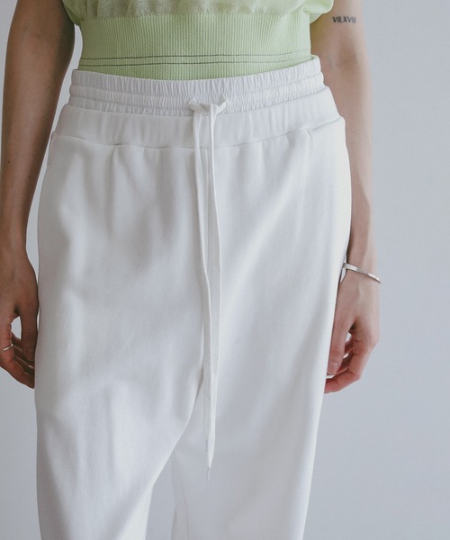 MANOF(マノフ)の「DRAWSTRING SWEAT PANTS(スウェットパンツ・レディース・グレー/ブラック/ホワイト・S/M)」の16枚目の写真