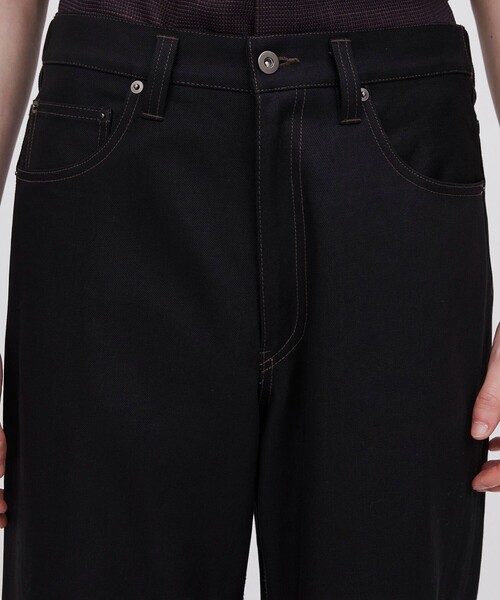 UNITED TOKYO(ユナイテッドトウキョウ)の「【実店舗大人気】SUPIMA DENIM ストレートセミフレアパンツ |リジッド/日本製/オールシーズン(デニムパンツ・メンズ・ダークインディゴブルー/ブラック・1/2)」の14枚目の写真
