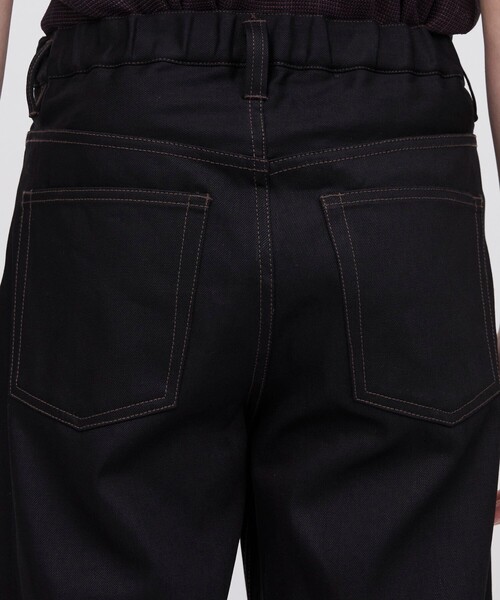 UNITED TOKYO(ユナイテッドトウキョウ)の「【実店舗大人気】SUPIMA DENIM ストレートセミフレアパンツ |リジッド/日本製/オールシーズン(デニムパンツ・メンズ・ダークインディゴブルー/ブラック・1/2)」の16枚目の写真