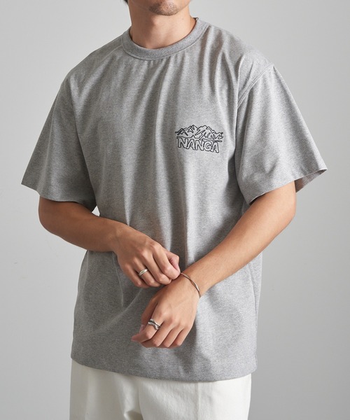 NANGA(ナンガ)の「【NANGA】ECO HYBRID LINE DRAWING TEE N2610-1M038Z(Tシャツ/カットソー・メンズ・ホワイト/ライトグレー/ブラック・S/M/L/XL)」の18枚目の写真