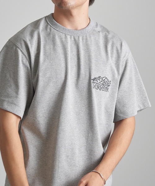 NANGA(ナンガ)の「【NANGA】ECO HYBRID LINE DRAWING TEE N2610-1M038Z(Tシャツ/カットソー・メンズ・ホワイト/ライトグレー/ブラック・S/M/L/XL)」の16枚目の写真