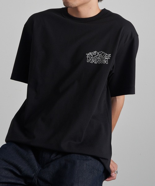 NANGA(ナンガ)の「【NANGA】ECO HYBRID LINE DRAWING TEE N2610-1M038Z(Tシャツ/カットソー・メンズ・ホワイト/ライトグレー/ブラック・S/M/L/XL)」の11枚目の写真